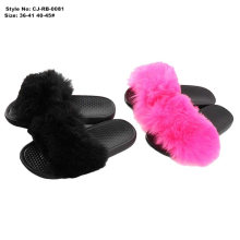 New Fashion Slippers Women Home Slip-Proof Thermal Cotton Slippers with Thick Soles Cool Slippers Tide